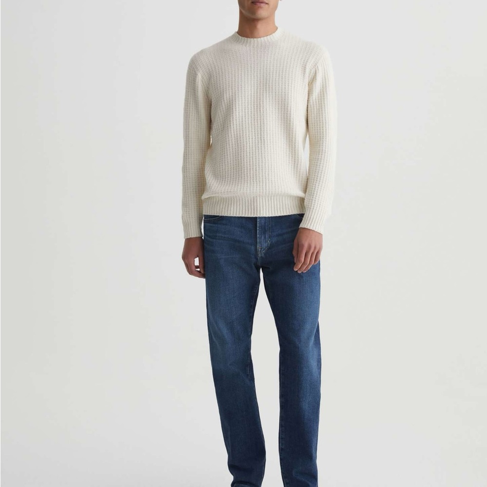 AG Adriano Goldschmied Dark Blue Men's Straight Jeans